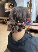 ロングエクステヘアを着物に合う和装ヘアセット【延山styling】