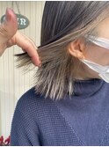 バイカラーにミルクティーは可愛い#恒吉#シアーグレージュ