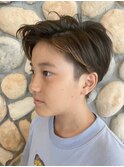 ジャスティンビーバー風ツーブロックスタイル