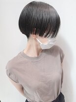 ステア ケース(stair case)&nbsp;大人黒髪クール刈り上げハンサムショートベリーショート