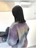 ワンレンロブxオリーブグレー