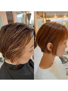 ビューティシモ 東長崎(Beautissimo) 白髪ぼかしハイライト