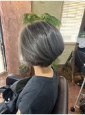 【前下がりボブ/ハンサムショート/ヌーディーカラー】中山実