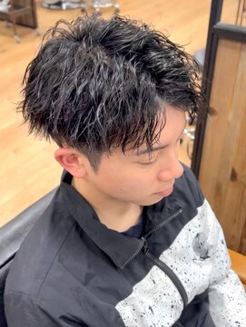 デプト(DEPT.) ツイストスパイラルパーマ波巻きスパイラルパーマセンターパート