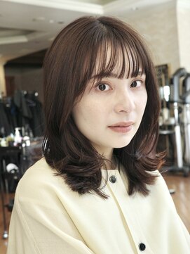 ビュートリアム265(BEAUTRIUM 265) ◆ミディアムレイヤー/レイヤーカット/銀座/くびれヘア/ブラウン