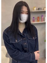 シーン(SCEN) 姫cut × 縮毛矯正