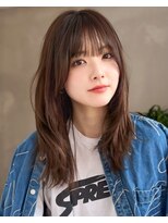 ナイロン 新潟店(NYLON.)&nbsp;★レイヤーカット小顔セミディシアーカラー