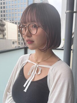 ココ なかもず店(COCO) レイヤーカット/ボブ/髪質改善/チェリーブラウン