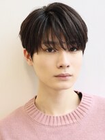 韓国ヘアカルマパーマ韓国マッシュセンターパート黒髪