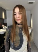 パーマ落とし/パーマ戻し/ストレートロングレイヤー/レイヤー