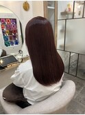 ブリーチなしピンク