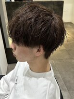 ヒュイル バイ ニアウ(Hwyl by Niau)&nbsp;メンズマッシュパーマ無造作パーマカラーナチュラルブラウン