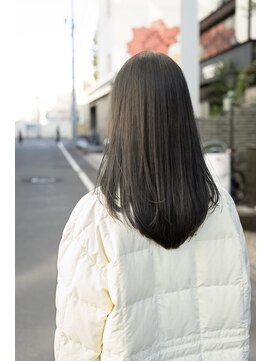 ネイヴィル(navile) オリーブグレージュ×酸性ストレート