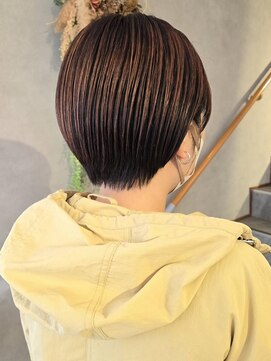 ヴィサージュメゾン(VISAGE maison) アンブレラカラー×丸みショート