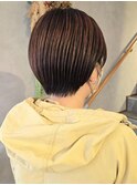 アンブレラカラー×丸みショート