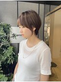【ショート】小顔ショートボブ1
