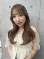 フリーラ 表参道(freera) ブリーチなしダブルカラー ミルクティーベージュ レイヤーカット