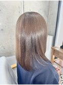 【艶々オリーブアッシュ】サラ艶ロングヘア/30代～60代/髪質改善