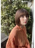アンブレラカラー/ウェーブパーマ/こなれミディ/前髪/溝の口