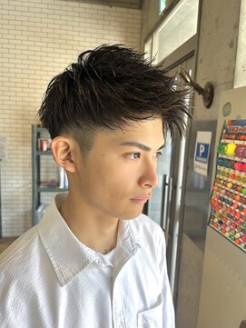 グロウ 別府店(growth) ジェットモヒカン スパイキーショート ビジネスショート