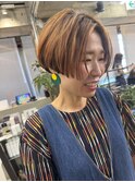 モード×丸みショートボブ