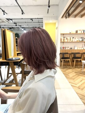 マスカリ(muscali) 黒髪/クラゲヘアー/オリーブグレー/小顔/ココアベージュb82