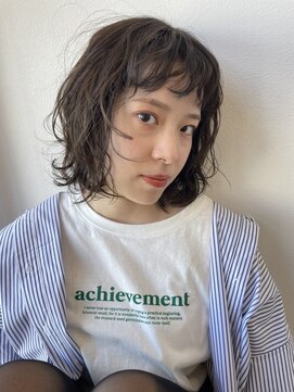 ネイビー グラ ヘアー ストーリー(NAVY gra HAIR STORY) ナチュラル×透明感グリーンII