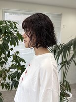 ジュール(JOULE'S)&nbsp;ボブパーマ×ピンクブラウン