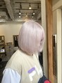 ラフィス ヘアーピュール 梅田茶屋町店(La fith hair pur) pink×White