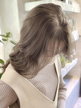 ディモアンド 表参道(Dimo&) x透明感カラー/イメチェン/ホワイトブロンド/外ハネボブ/美髪