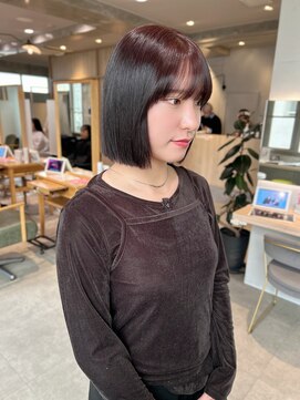 ゼストプラス(ZEST plus) ボブ × こっくりブラウン