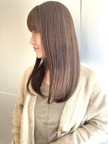 リノア 鵠沼海岸(LINOA)&nbsp;ダークアッシュ/似合わせカット/ミディアムレイヤー