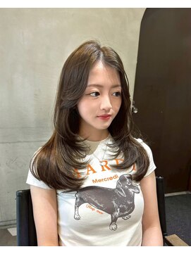 ザシェノンウメダ(THA CHAINON UMEDA) 着物ヘア/大人ガーリー/ダークアッシュ/似合わせカット/心斎橋