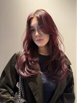 ブロック ジャポン(bloc japon)&nbsp;ブリーチなしダブルカラー カシスレッド/AIRI KONO