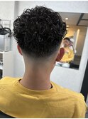 メンズパーマ／フェード／極道パーマ