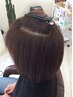 【10年後の髪を守る】カット＋頭皮に優しいオーガニック艶白髪染め