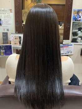 ボンドヘアー(Bond Hair)の写真/【大人のための最新縮毛矯正】ダメージを抑えながら、しなやかさまで叶える超高濃度水素縮毛矯正が大好評◎