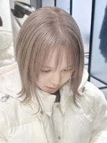 ベモ(NVEMO) ミルクティーグレージュ ミルクティーベージュ ダブルカラー
