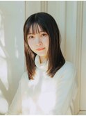 内巻きヘア