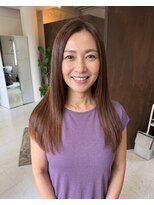 零秒女髪 千里丘店&nbsp;髪質改善で作る大人の上品艶ロングヘア艶髪美髪髪質改善カラー