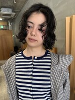 ニディ(Nide)&nbsp;コテ巻き風ボブパーマ