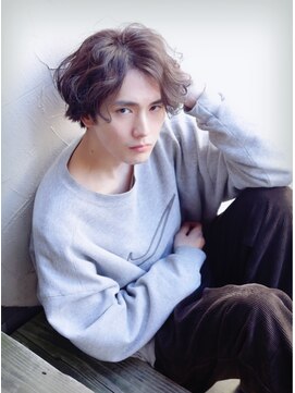 ヘアアンドメイク エジェリ(hair&make egerie) メンズグランジウェーブショート メンズパーマ 恵比寿