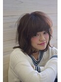 clan<外国人風甘めバングナチュラルショート＞