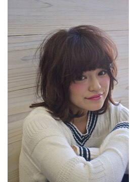 クラン(clan) clan<外国人風甘めバングナチュラルショート>