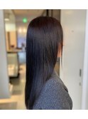 2か月間赤みが出にくいカラー☆美髪 Aube HAIR沖浜☆50代