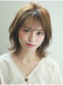 大人可愛いレイヤーミディアム  外ハネ u-realm otto 新宿