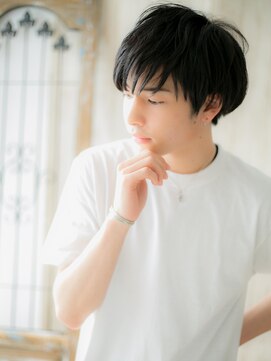 モッズヘア メン 上尾東口店(mod's hair men) ≪mod's men≫好感度大!王道黒髪マッシュショートJ