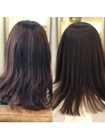 アトリエ ミム 二子玉川店(atelier mim) 本気の縮毛矯正。乾かしただけです。