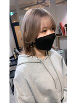 ラフ 難波店(LAFF)&nbsp;#黒髪#ボブルフ#ネビージュ#小顔#ワンレン