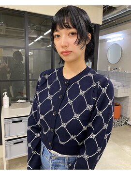 キヴィ(kivi) 黒髪ボブ × 姫ライン